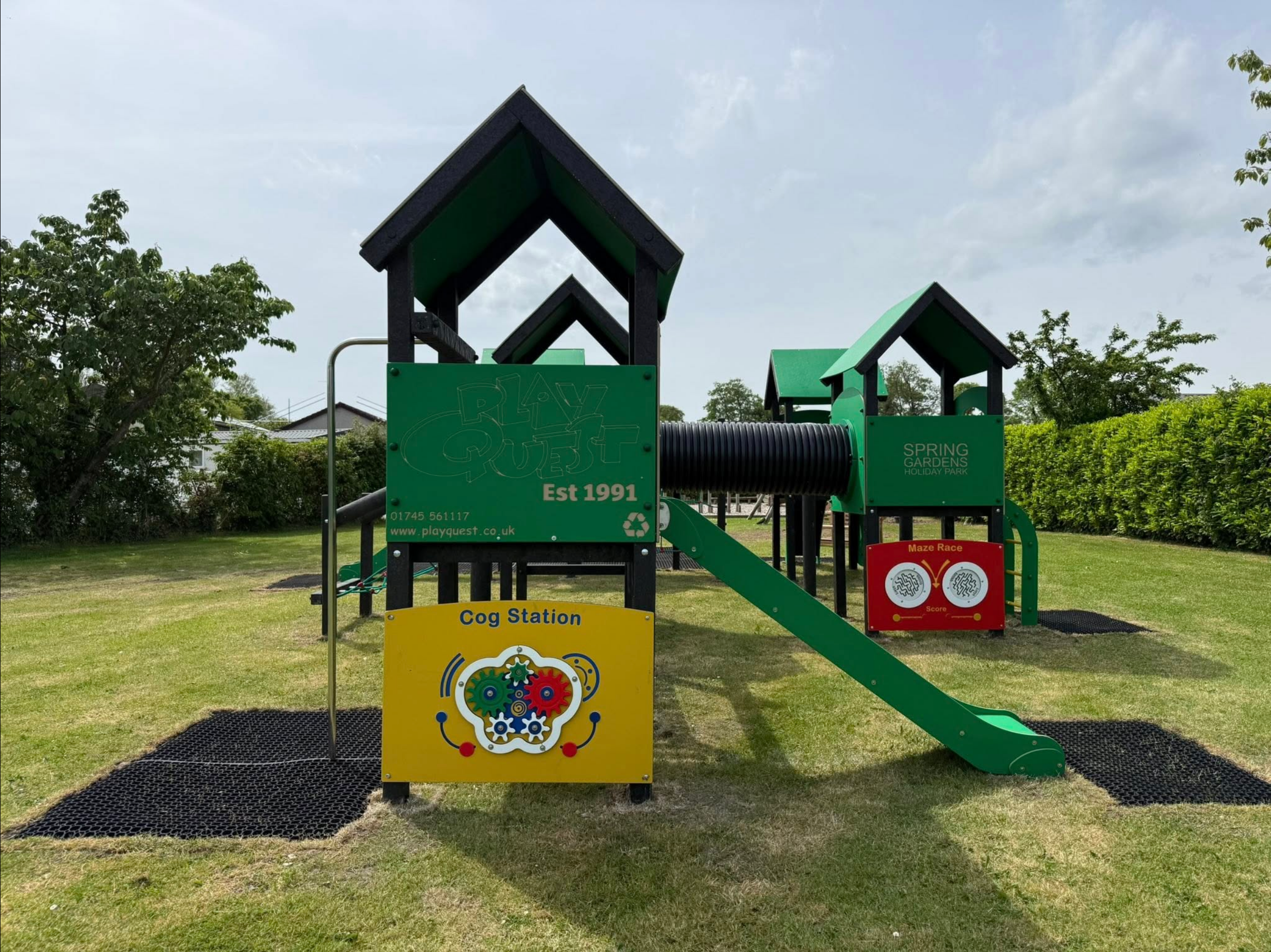 5-Tower Activity Centre - Recycled Plastic 7