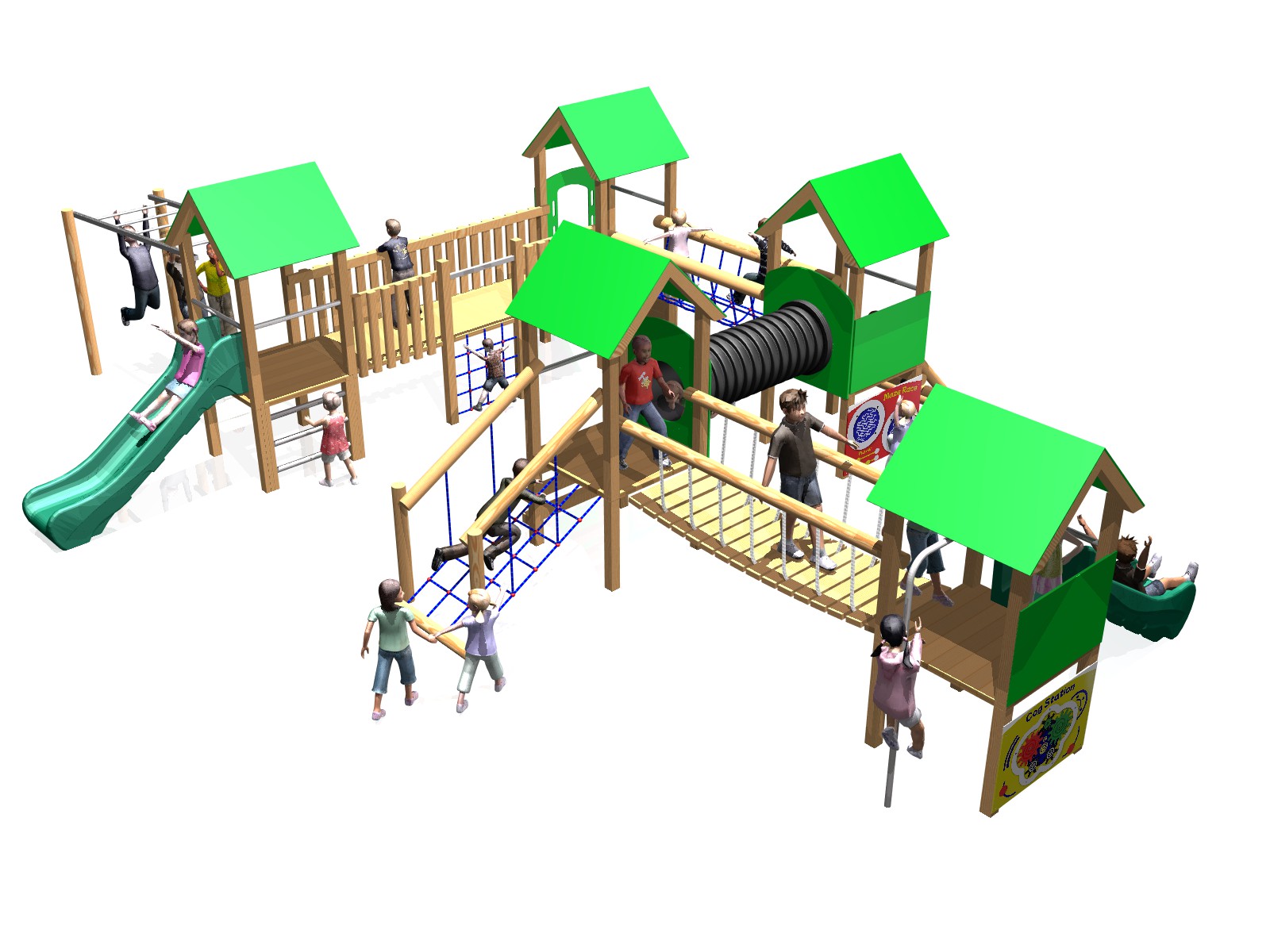 5-Tower Activity Centre - timber 2026 5-Tower Activity Centre - timber 2026