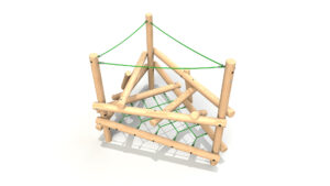 Clamber Stack 1 timber climbing frame from the Clamber Stacks® range