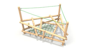 Clamber Stack 2 timber climbing frame from the Clamber Stacks® range