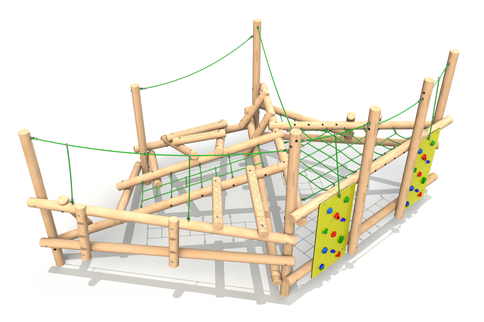CS 5 - Thumbnail 002 Clamber Stack 5 timber climbing frame from the Clamber Stacks® range