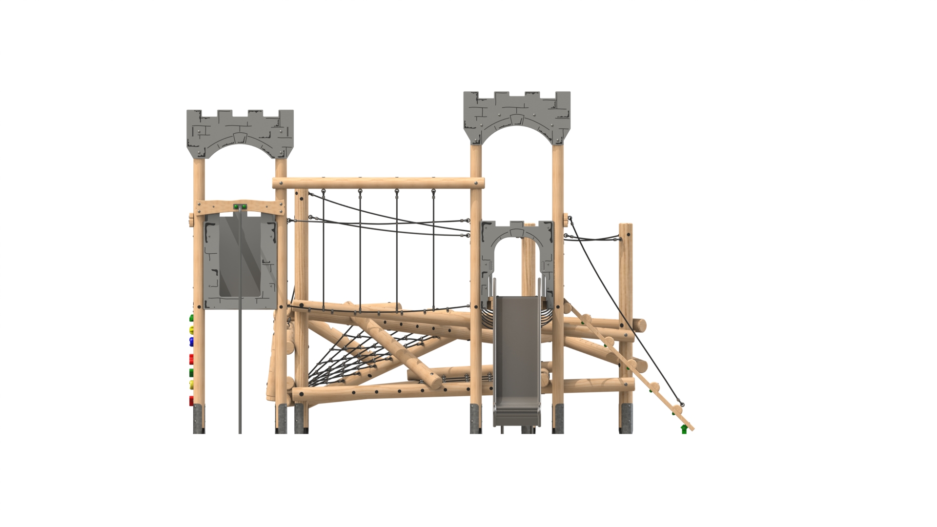 Clamber Tower 3 Double Deck Castle - Image 6 Clamber Tower 3 Double Deck Castle from the Clamber Stacks® range