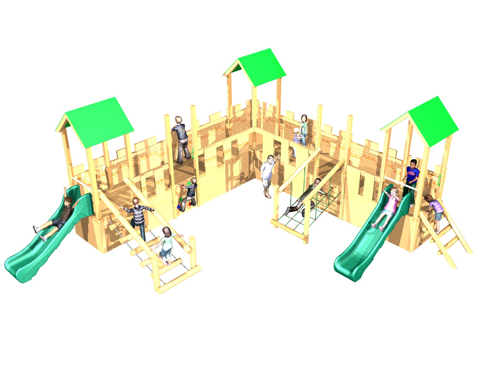 Corner Fort 2026-Timber Corner Fort 2026-Timber