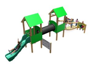 Wiggly Bridge Wonder Towers - Timber