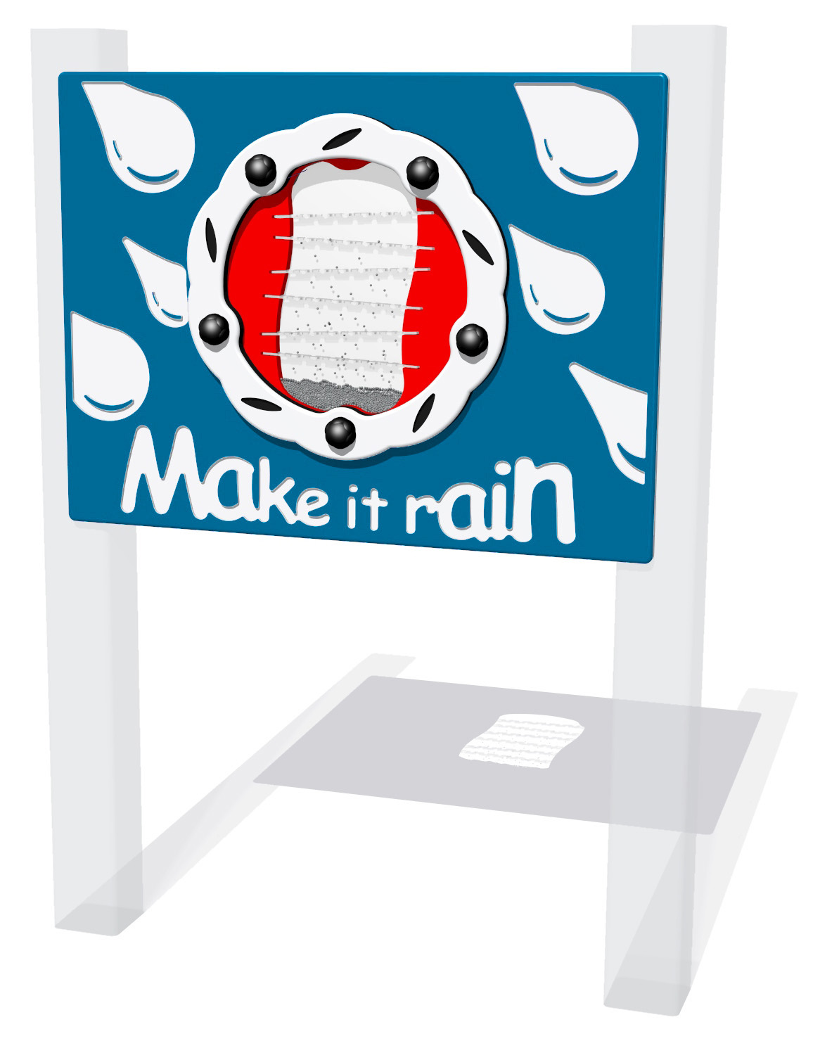 FIRAIN6NGP_make_it_rain_NGP_play_panel_(REV_B)_with_posts Moving Parts - Make It Rain Panel