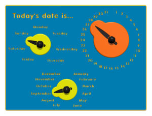 Fun & Education - 'Todays Date Is' Panel