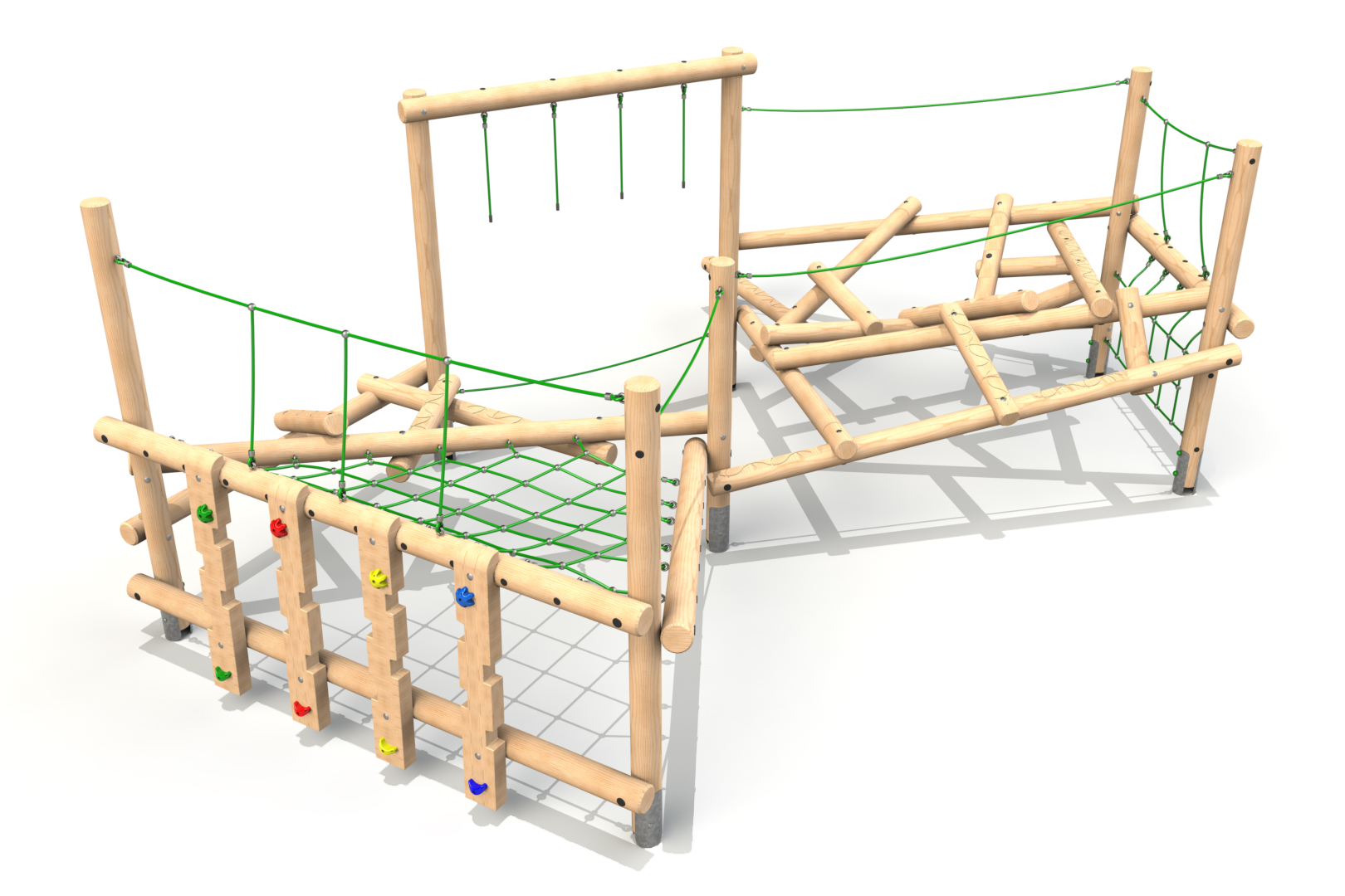 Figlio - Thumbnail 002 Clamber Stack Figlio timber climbing frame from the Clamber Stacks® range