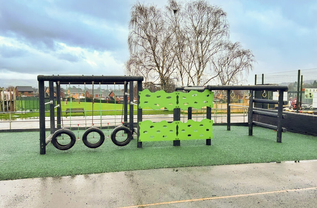 School playground installation Denbigh