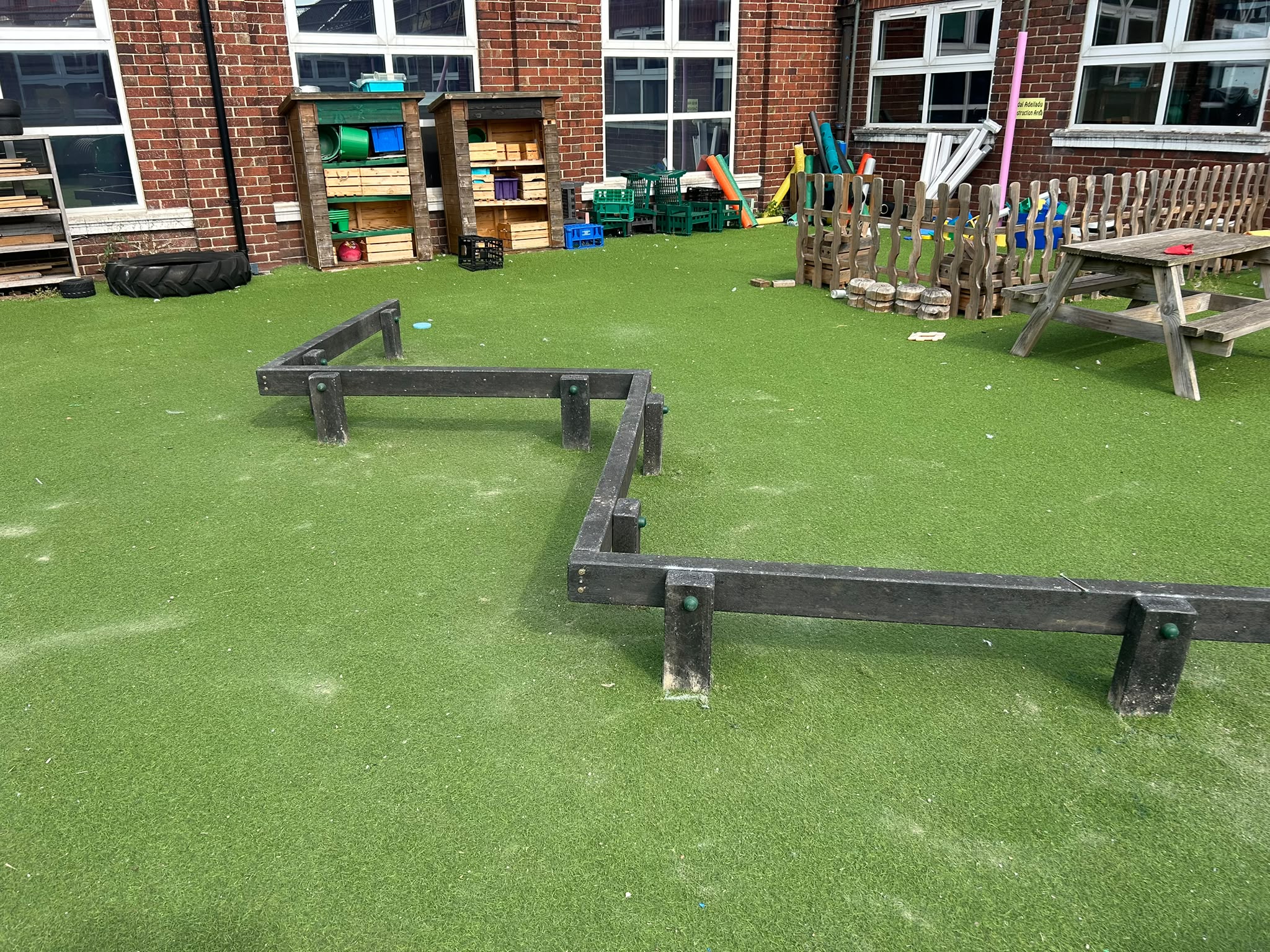 Zig-Zag Balance Beams - Recycled Plastic Zig-Zag Balance Beams - Recycled Plastic