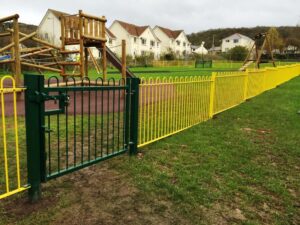 1.2m high fencing.