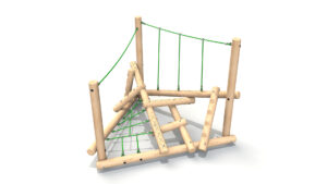 Clamber Stack Midi timber climbing frame from the Clamber Stacks® range