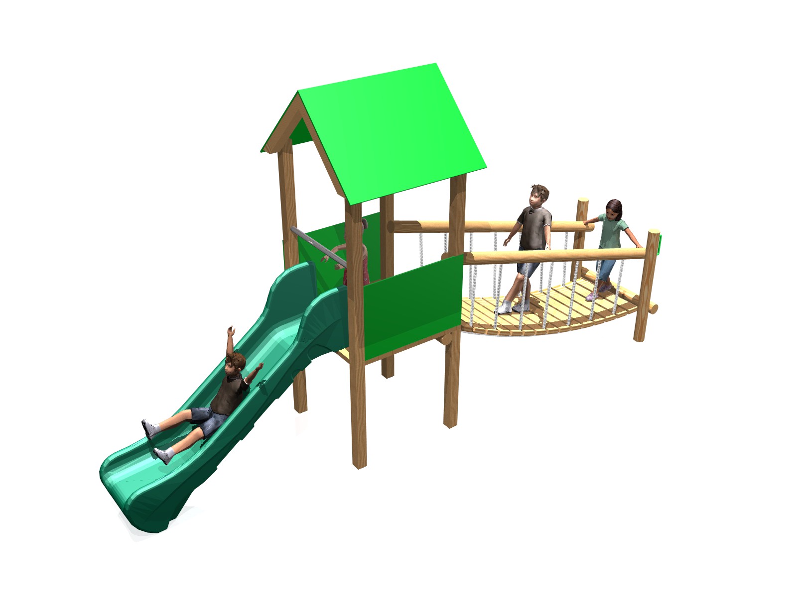 Playhouse - Clatterbridge - Slide- 2026-Timber Playhouse - Clatterbridge - Slide- 2026-Timber