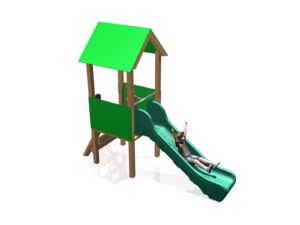 Playhouse & Slide - 2026-Timber