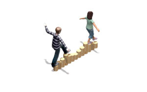 Raise-and-Fall-Logs