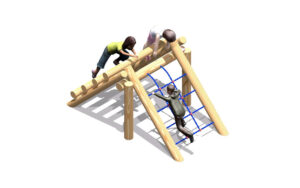 Scramble-Net-Log-Climber