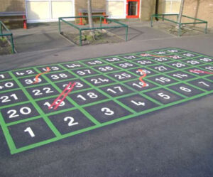 Snakes and Ladders 1-50 Outline