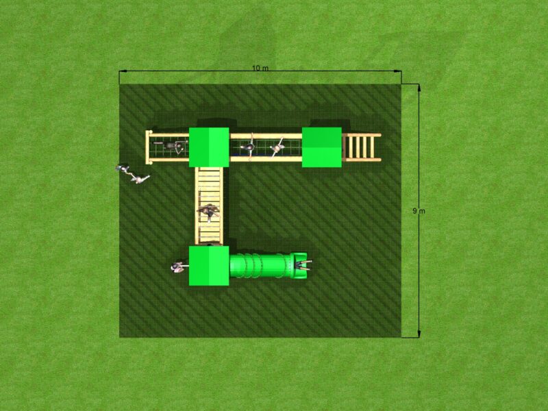 3 Tower Activity Centre - Tube Slide Option - PlayQuest