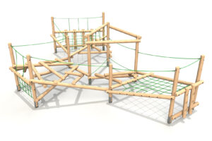 Clamber Stack Zietta timber climbing frame from the Clamber Stacks® range